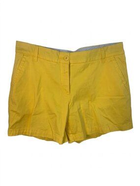 crown & ivy Yellow Women's Bermuda Shorts